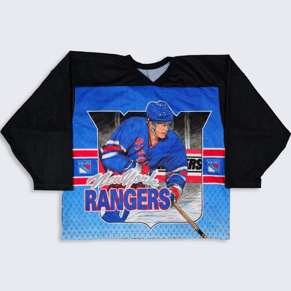 New York Rangers Vintage 90s AoP CCM Hockey Jersey